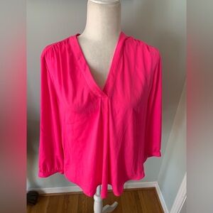 Vince Camuto Hot Pink Blouse, size L